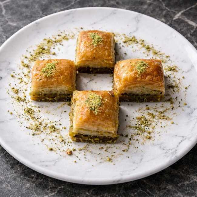 Baklava at Triveni Restaurant