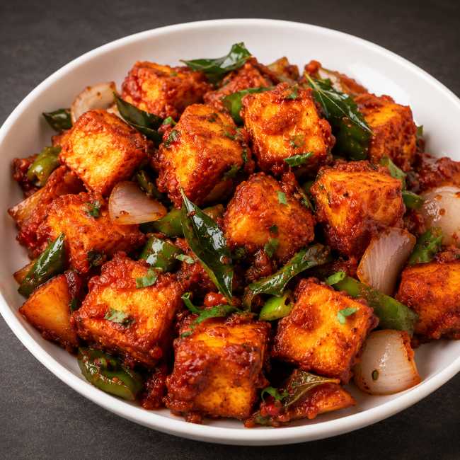 Paneer 65 at Triveni Restaurant
